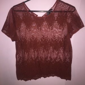 Forever 21 See-through top